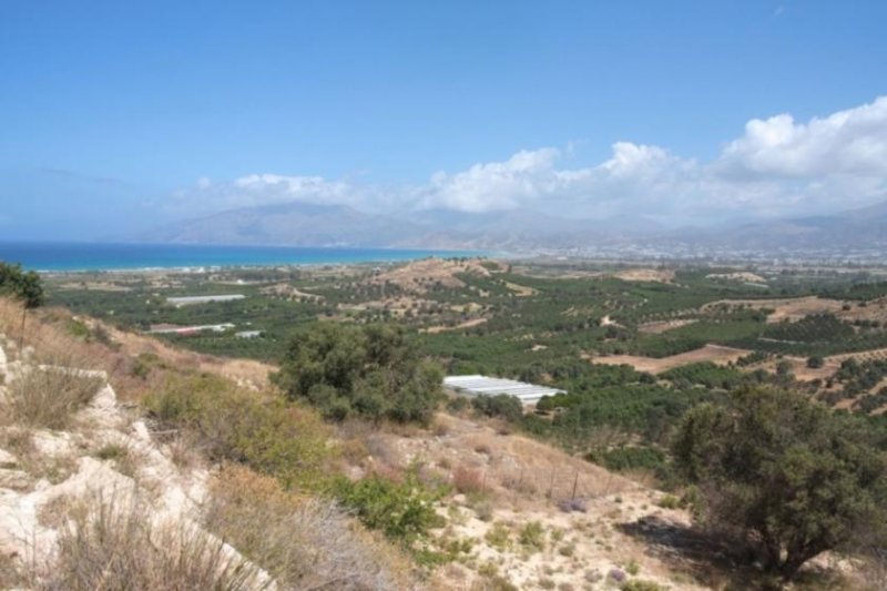 Kamilari Kreta, Kamilari, Baugrundstück mit Genehmigung 4.009qm mit Meerblick zum Verkauf Grundstück kaufen